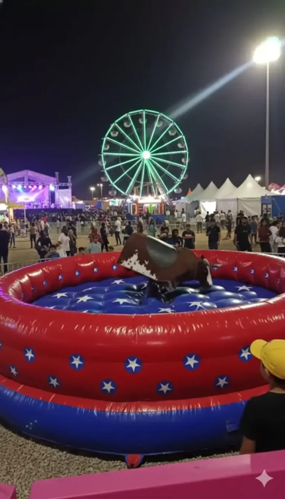 Locação de touro mecânico em São Paulo – modelo BadBull para festas e eventos