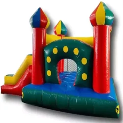 Castelo inflável com escorregador – locação de brinquedos São Paulo